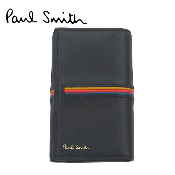 ポールスミス Paul Smith キーケース 6連タイプ ブラック M1A-1981X-AINSTS ギフト プレゼント 誕生日 クリスマス 父の日