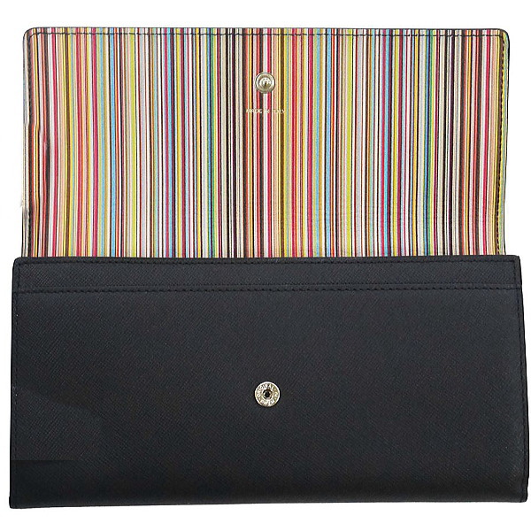 ポールスミス Paul Smith 長財布 ボタン開閉式 本革 ブラック M1A-4608X-BMULTS ギフト プレゼント_3