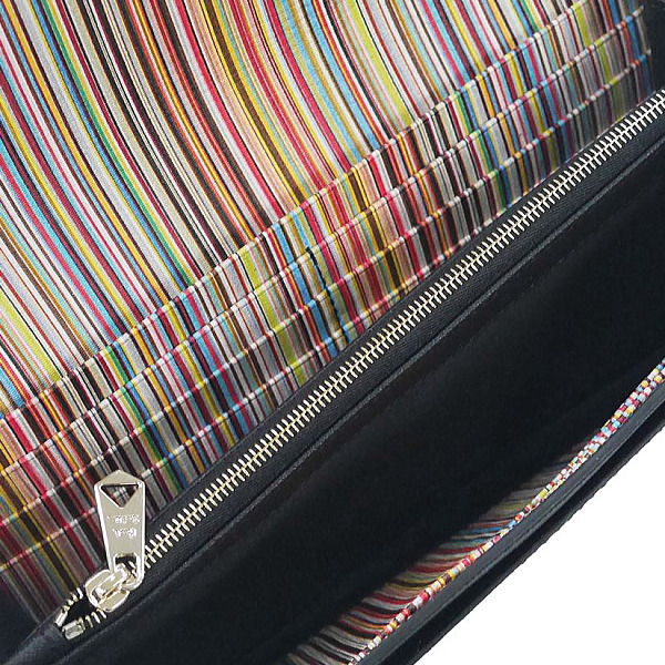 ポールスミス Paul Smith 長財布 ボタン開閉式 本革 ブラック M1A-4608X-BMULTS ギフト プレゼント_4