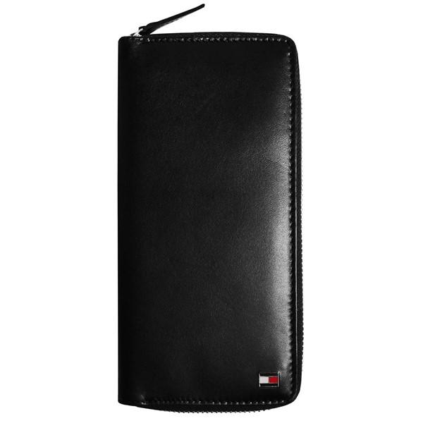 トミー・ヒルフィガー ラウンドジップ長財布 ブラック OXFORD   31TL13-009 BK ギフトプレゼント 贈り物 誕生日祝い クリスマス