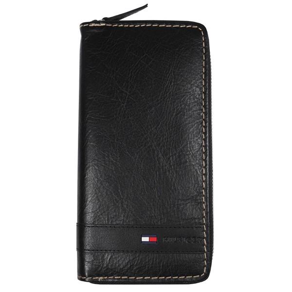 トミー・ヒルフィガー ラウンドジップ長財布 ブラック SUPERWAXY   31TL13-023 BK ギフトプレゼント 贈り物 誕生日祝い クリスマス