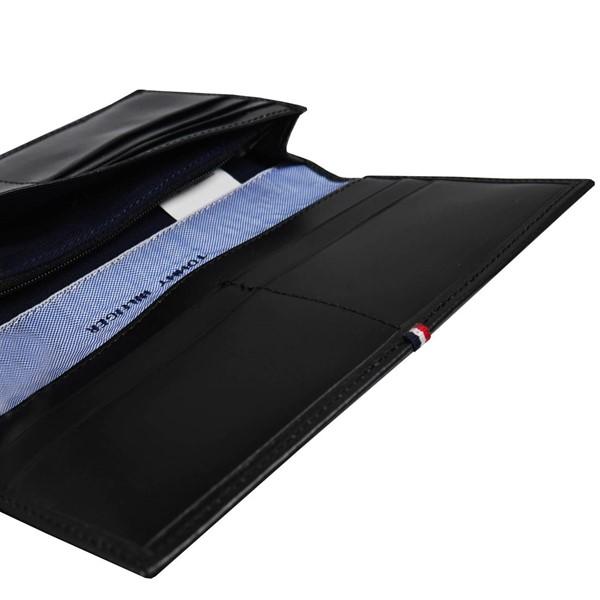 トミー・ヒルフィガー 長財布 ブラック DEERFIELD TOMMY HILFIGER