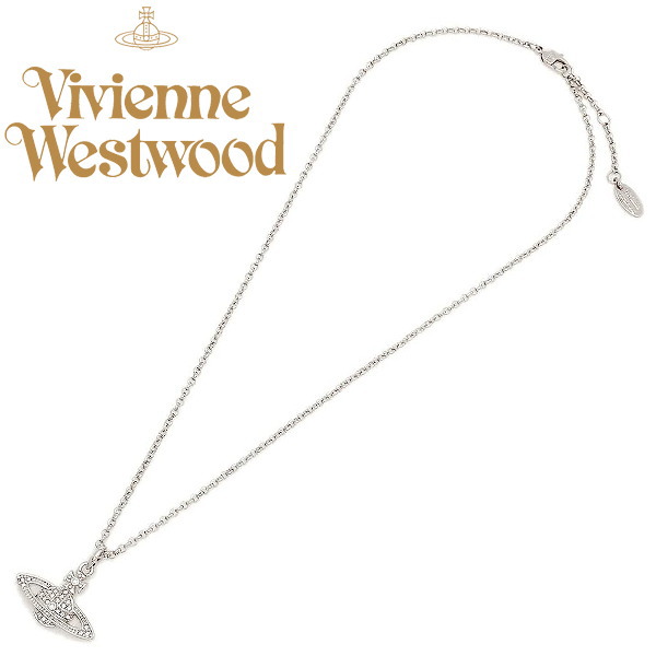 Vivienne Westwood ヴィヴィアン ネックレス シルバーオーヴ MINI BAS RELIEF 63020086/02P116 No-10 ギフト プレゼント 誕生日