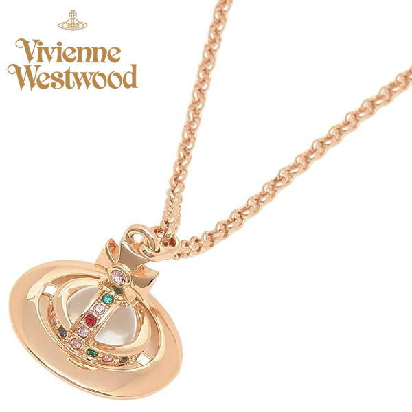 Vivienne Westwood ヴィヴィアン ネックレス NEW TIN ORB ピンクゴールド 63020097/G002 No-11 ギフト プレゼント 誕生日
