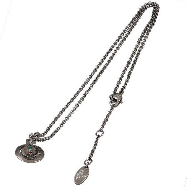 Vivienne Westwood ヴィヴィアン ネックレス ガンメタリック PETITE ORB 63020098/S001 No-10 ギフト プレゼント 誕生日_2
