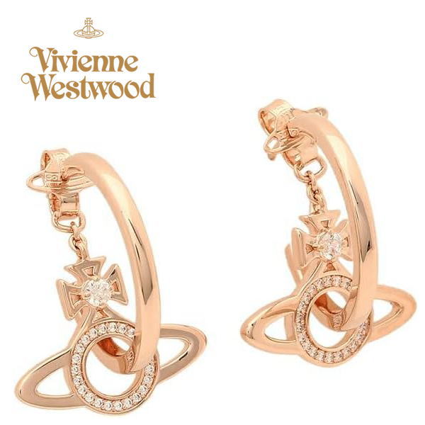 Vivienne Westwood ヴィヴィアン・ウエストウッド ピアス ピンクゴールドオーヴ MIRANDA ミランダ 62010105-G103 No-11 ギフト プレゼント