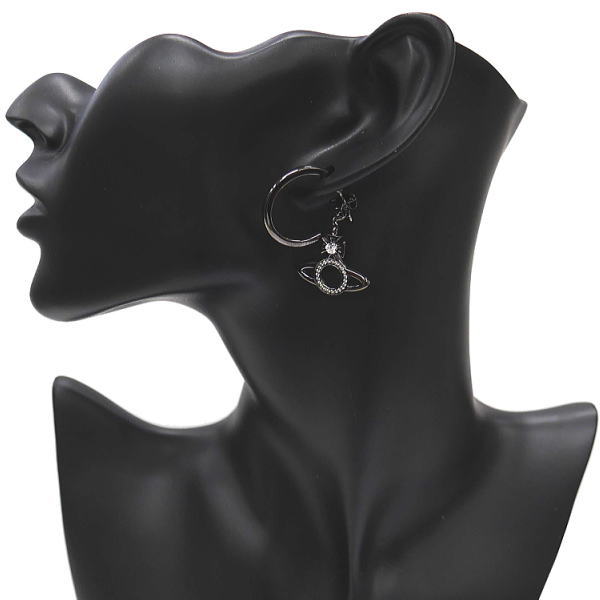 Vivienne Westwood ヴィヴィアン・ウエストウッド ピアス ガンメタリックオーヴ MIRANDA ミランダ 62010105-S104 No-11 ギフト プレゼント_3