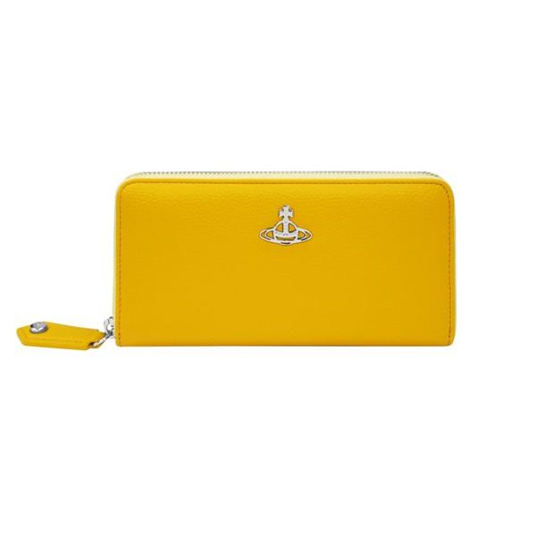 Vivienne Westwood ヴィヴィアンウエストウッド ラウンドファスナー長財布 RE-VEGAN G51050023U-S000D E406 YELLOW ギフト プレゼント