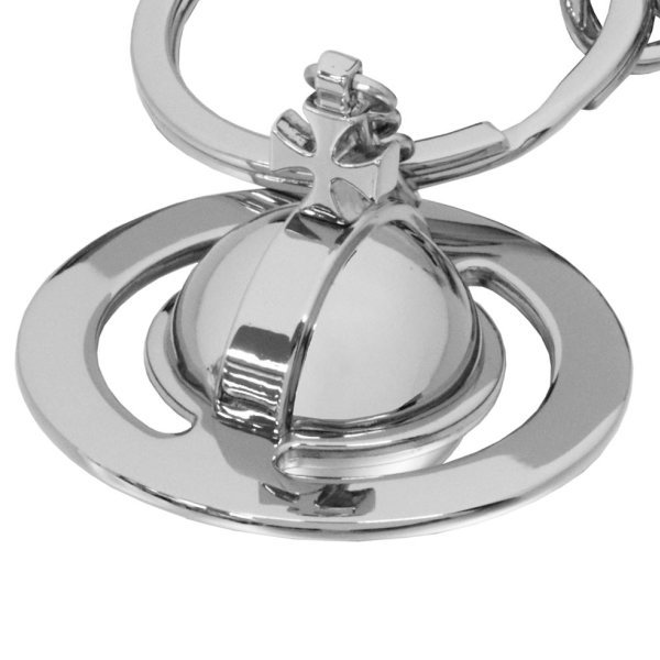 Vivienne Westwood キーリング シルバー SAFFIANO 3D ORB 8203010HU-OM0009-N405 SILVER_1