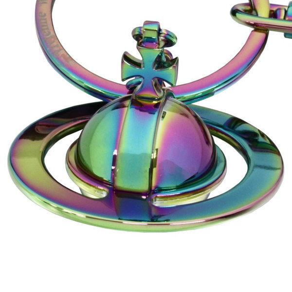 Vivienne Westwood キーリング オーロラ SAFFIANO 3D ORB 8203010OU-OM0009-N405 IRIDESCENT_1