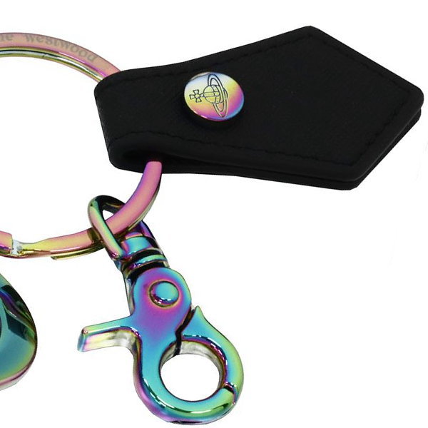 Vivienne Westwood キーリング オーロラ SAFFIANO 3D ORB 8203010OU-OM0009-N405 IRIDESCENT_3