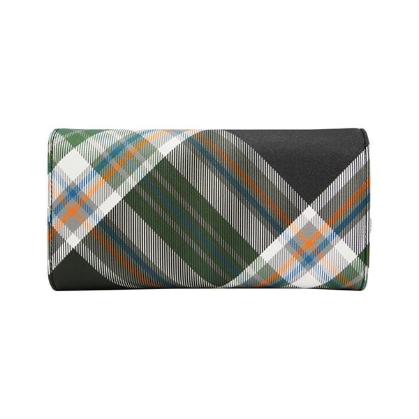 Vivienne Westwood ヴィヴィアン・ウエストウッド 長財布 DERBY イタリー製 51060025-S0012 二つ折り長財布 BIOGREEN SAFFIANO PRINTED O102 DERBYTARTANGREEN_1