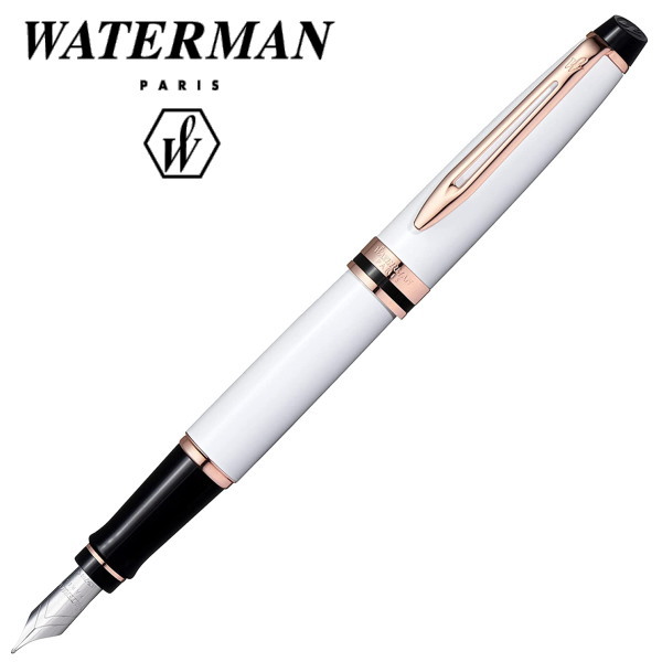 ウォーターマン 万年筆 エキスパート エッセンシャル プレシャスホワイトPGT 18金 2168080の通販は 27,528円