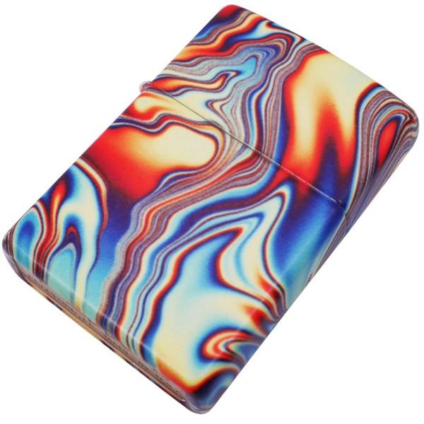 zippo ジッポー 5面加工 カラフルな渦巻 暗闇で光る GLOW IN THE DARK 48612 ネコポス便対応品_3