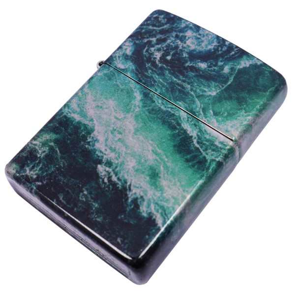 zippo ジッポー 5面加工 Rogue Wave Design 巨大波 48621