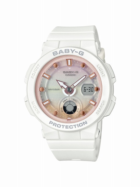 [店頭受取対応商品] [7年延長保証] [カシオ]CASIO 腕時計 BABY-G ウォッチ ベビージー ビーチトラベラーシリーズ BGA-250-7A2JF レディース_1