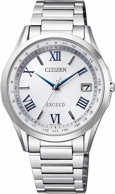 [店頭受取対応商品] シチズン CITIZEN 腕時計 EXCEED エクシード ウォッチ エコ・ドライブ電波時計 ペア CB1110-61A メンズ [4974375471528-CB1110-61A]_1