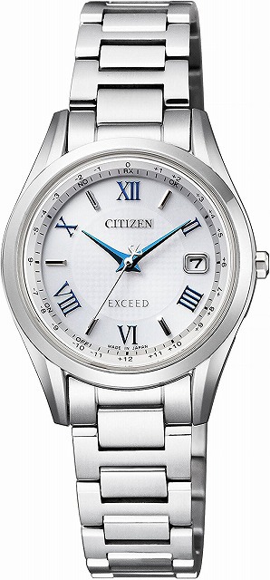 [店頭受取対応商品] シチズン CITIZEN 腕時計 EXCEED エクシード ウォッチ エコ・ドライブ電波時計 ペア ES9370-62A レディース_1