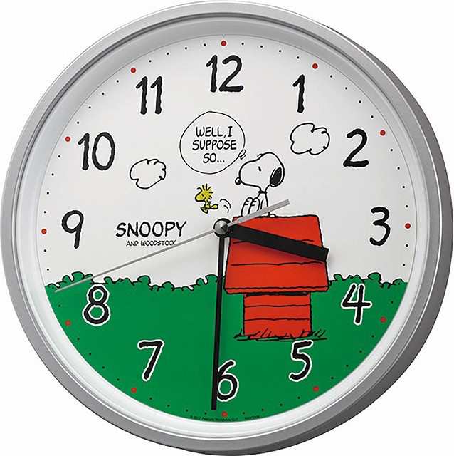 Citizen シチズン リズム時計工業 Rhythm Snoopy スヌーピー 掛け時計 キャラクター アナログ M19 連続秒針 銀色 8mga40 M19の通販はau Pay マーケット 銀座 紗古夢堂