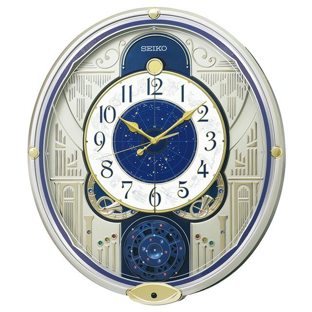 セイコー クロック からくり時計 RE582G 電波 SEIKO CLOCK [4517228042669-RE582G]_1