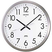 SEIKO CLOCK セイコー クロック KS266S 掛け時計 電波 アナログ オフィスタイプ 金属枠 KS266S_1