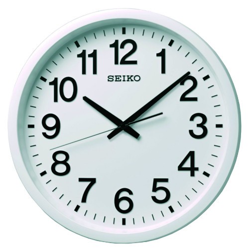 SEIKO CLOCK セイコー クロック 時計 GPS衛星電波掛時計(白) GP202Wの