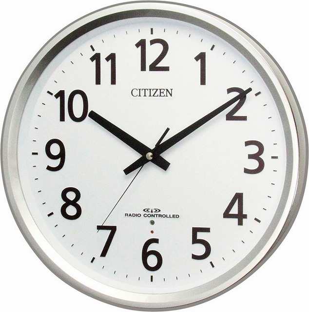 CITIZEN シチズン リズム時計工業 RHYTHM クロック 電波掛時計 パルウエーブM475 8MY475-019 817641[4903456187904-8MY475-019]