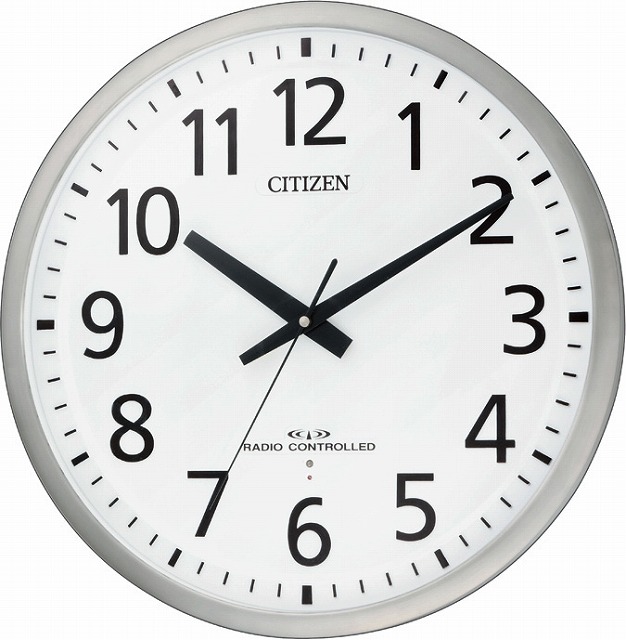 CITIZEN シチズン リズム時計工業 RHYTHM クロック 掛時計 スペイシーM463 電波時計 オフィスタイプ 見やすいフォント 8MY463-019