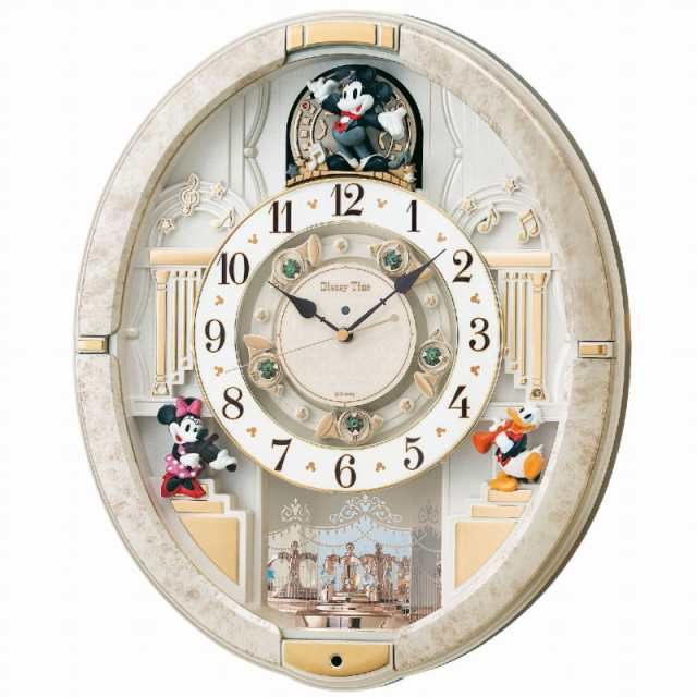 SEIKO CLOCK セイコー クロック 掛け時計 ミッキーマウス 電波 アナログ からくり ミッキー&フレンズ Disney Time ディズニー