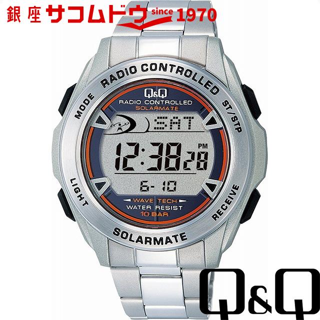 Q Q キューアンドキュー 腕時計 ウォッチ Solarmate ソーラーメイト 電波ソーラー デジタル表示 シルバー Mhs7 0 メンズの通販はau Pay マーケット 銀座 紗古夢堂