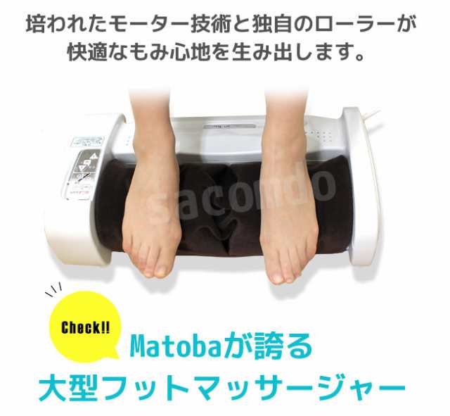 ノベルティプレゼント中！]コンフォートトップ MC02 足裏マッサージ MATOBA(的場電機製作所) Comfort Top 足裏マッサージ器  指圧ローラの通販はau PAY マーケット - 銀座 紗古夢堂 | au PAY マーケット－通販サイト