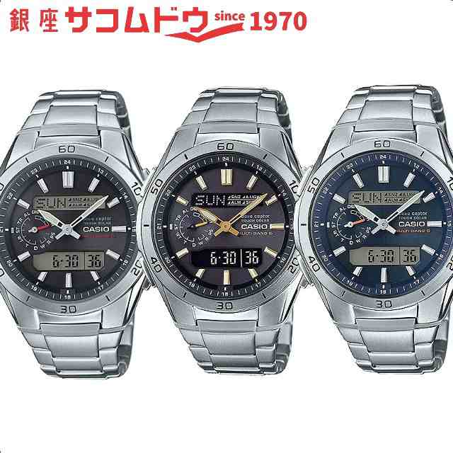 カシオ CASIO 腕時計 WAVE CEPTOR ウェーブセプター 電波ソーラー WVA-M650D-1AJF WVA-M650D-1A2JF  WVA-M650D-2AJF メンズ｜au PAY マーケット