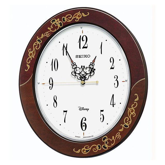 SEIKO CLOCK セイコー クロック FS510B 掛け時計 ミッキー&ミニー 大人ディズニー_1