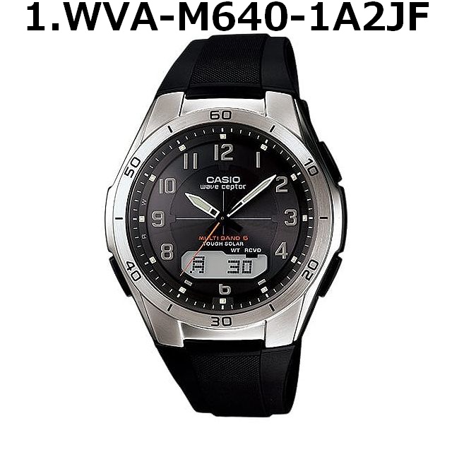 WAVE CEPTOR ウェーブセプター WVA-M640-1A2JF WVA-M640-1AJF WVA-M650-1AJF WVA-M650-2AJF WVA-M650-7AJF 腕時計 CASIO カシオ メンズ_2