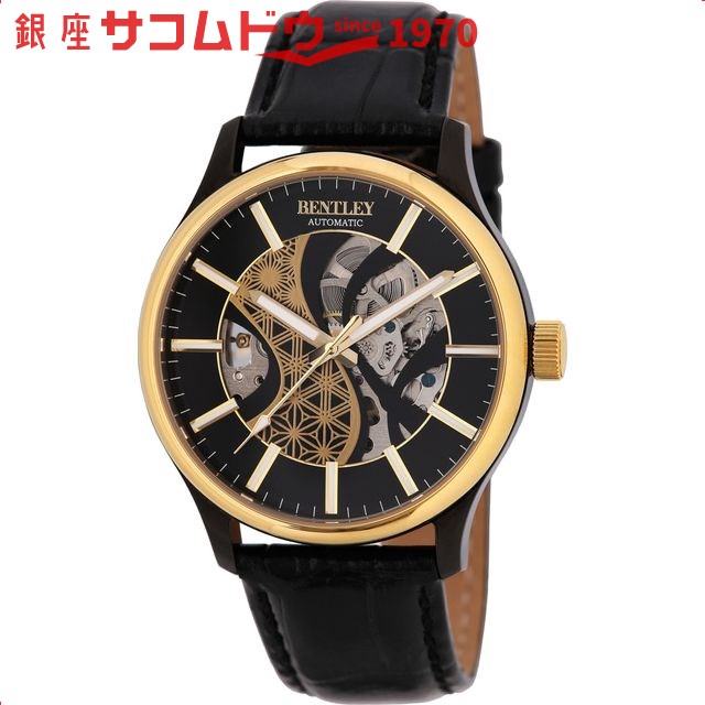自動巻き式腕時計 和柄アナログ ウオッチ BENTLEY ベントレー BT-AM320-GD