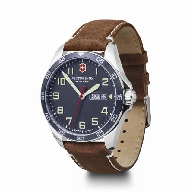 ビクトリノックス VICTORINOX FIELDFORCE フィールドフォース(ブルー) レザーストラップ (ブラウン) 241848 腕時計 メンズ_2