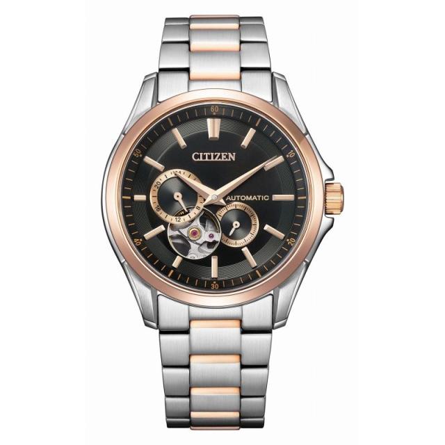 CITIZEN COLLECTION シチズンコレクション NP1014-77E メンズ メカニカル クラシックオープンハート 腕時計_1