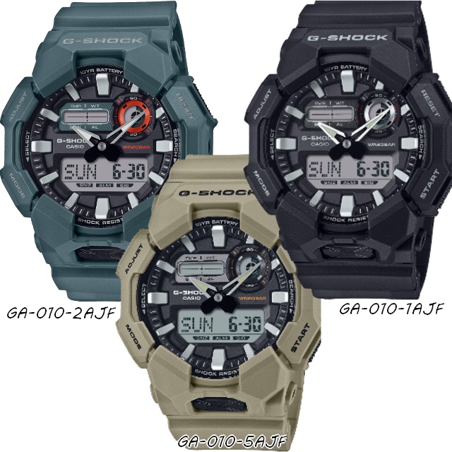 G-SHOCK Gショック GA-010-1AJF GA-010-2AJF GA-010-5AJF 腕時計 CASIO カシオ ジーショック メンズ_1