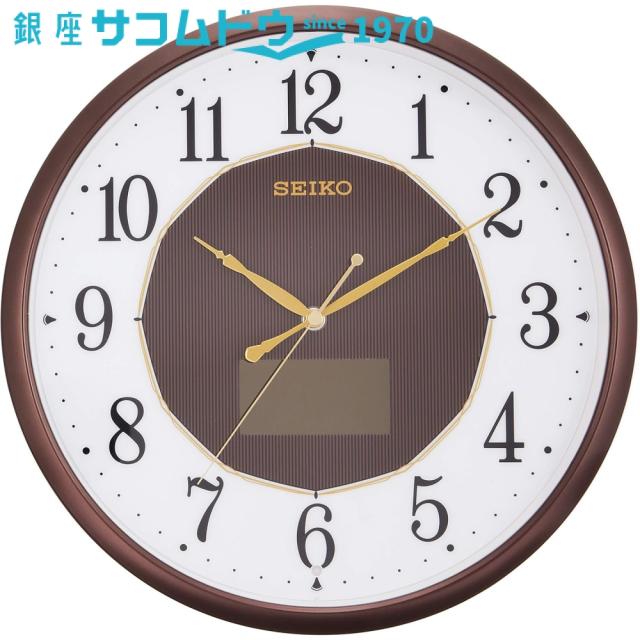 セイコー クロック SF241B 電波 掛け時計 ハイブリッドソーラー SEIKO CLOCK