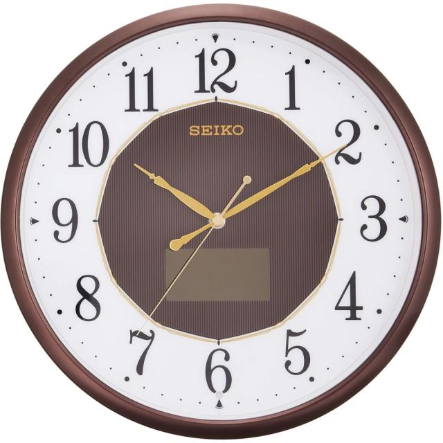 セイコー クロック SF241B 電波 掛け時計 ハイブリッドソーラー SEIKO CLOCK_1