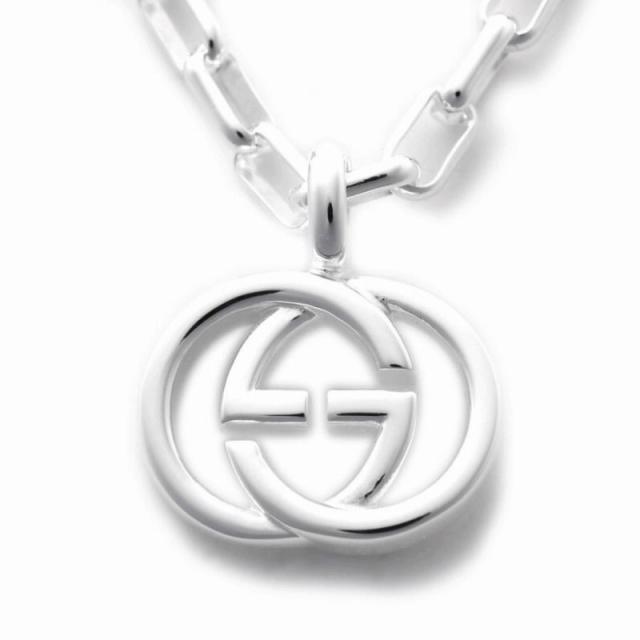 グッチ GUCCI メンズ ネックレス インターロッキングG 295710 J8400 8106 ペンダント シルバー