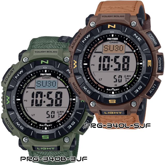 PROTREK プロトレック PRG-340B-3JF PRG-340L-5JF ウオッチ CASIO カシオ PRO TREK メンズ