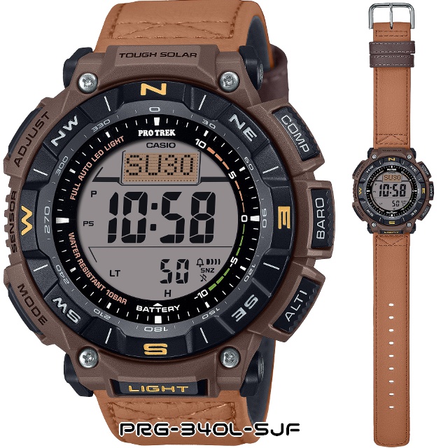 PROTREK プロトレック PRG-340B-3JF PRG-340L-5JF ウオッチ CASIO カシオ PRO TREK メンズ