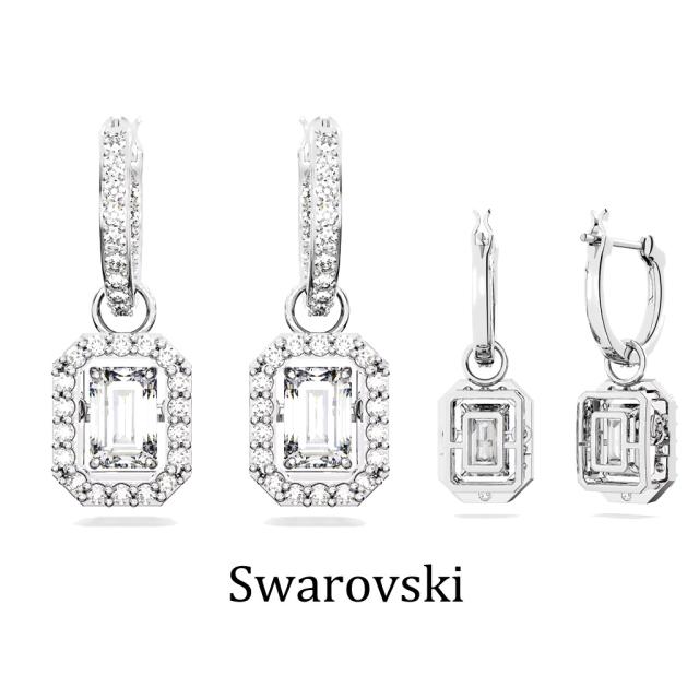スワロフスキー ピアス レディース SWAROVSKI Una フープ スワロフスキー 5638495 シルバー アクセサリー