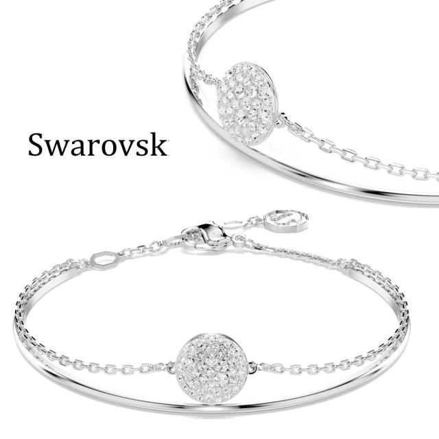 スワロフスキー バングル レディース SWAROVSKI Sublima ブレスレット 5683447 シルバー アクセサリー