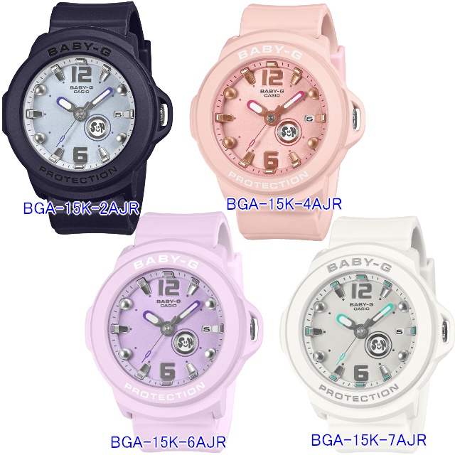 BABY-G ベイビーG BGA-15K-2AJR BGA-15K-4AJR BGA-15K-6AJR BGA-15K-7AJR 腕時計 CASIO カシオ ベイビージー レディース_1