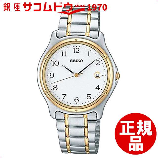 y*i様 【新品電池】 SEIKO SPIRIT 紐解い スピリット ゴールド メンズ
