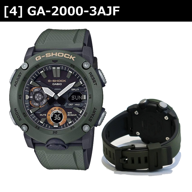 7年延長保証] カシオ CASIO 腕時計 G-SHOCK GA-2000-1A2JF GA-2000