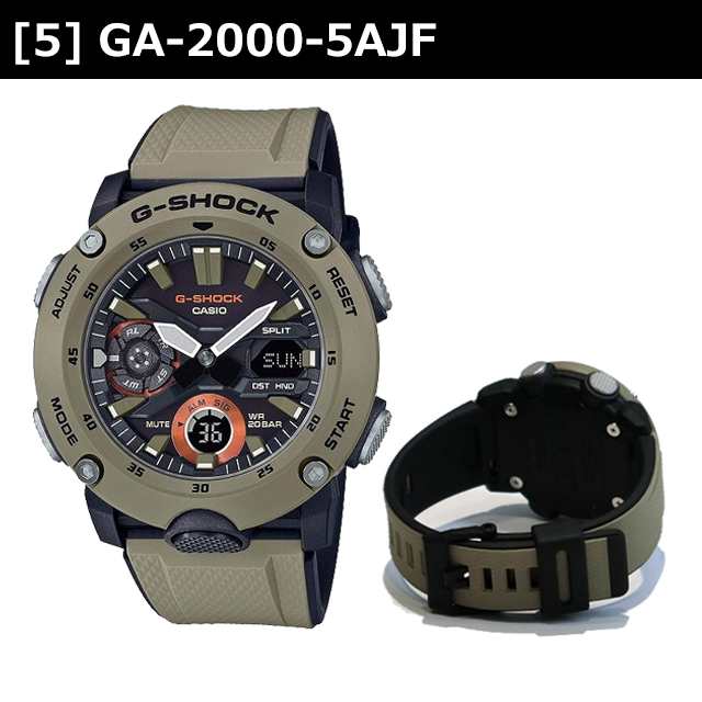 7年延長保証] カシオ CASIO 腕時計 G-SHOCK GA-2000-1A2JF GA-2000 ...