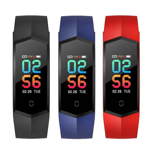 CAVOSMART Fitness tracker V17 スマートウォッチ フィットネストラッカー 活動量計 Android iOS V17-BK  V17-BU V17-RD